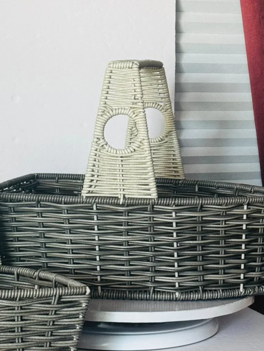 2 Pc Ciroa Woven Tug Boats Handle 15 & 13